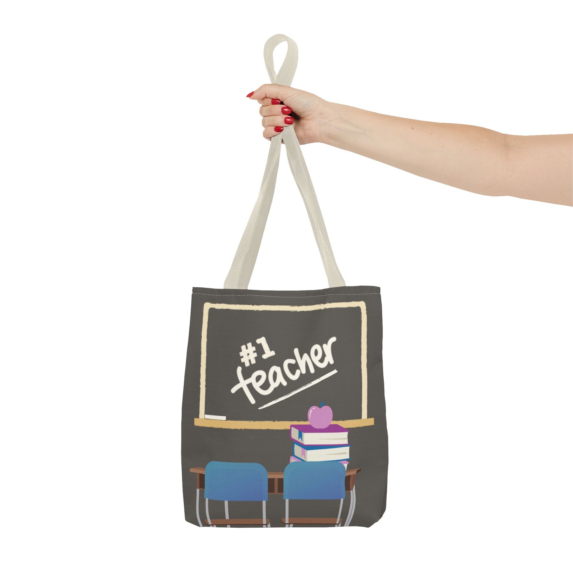 #1 Teacher Tote Bag