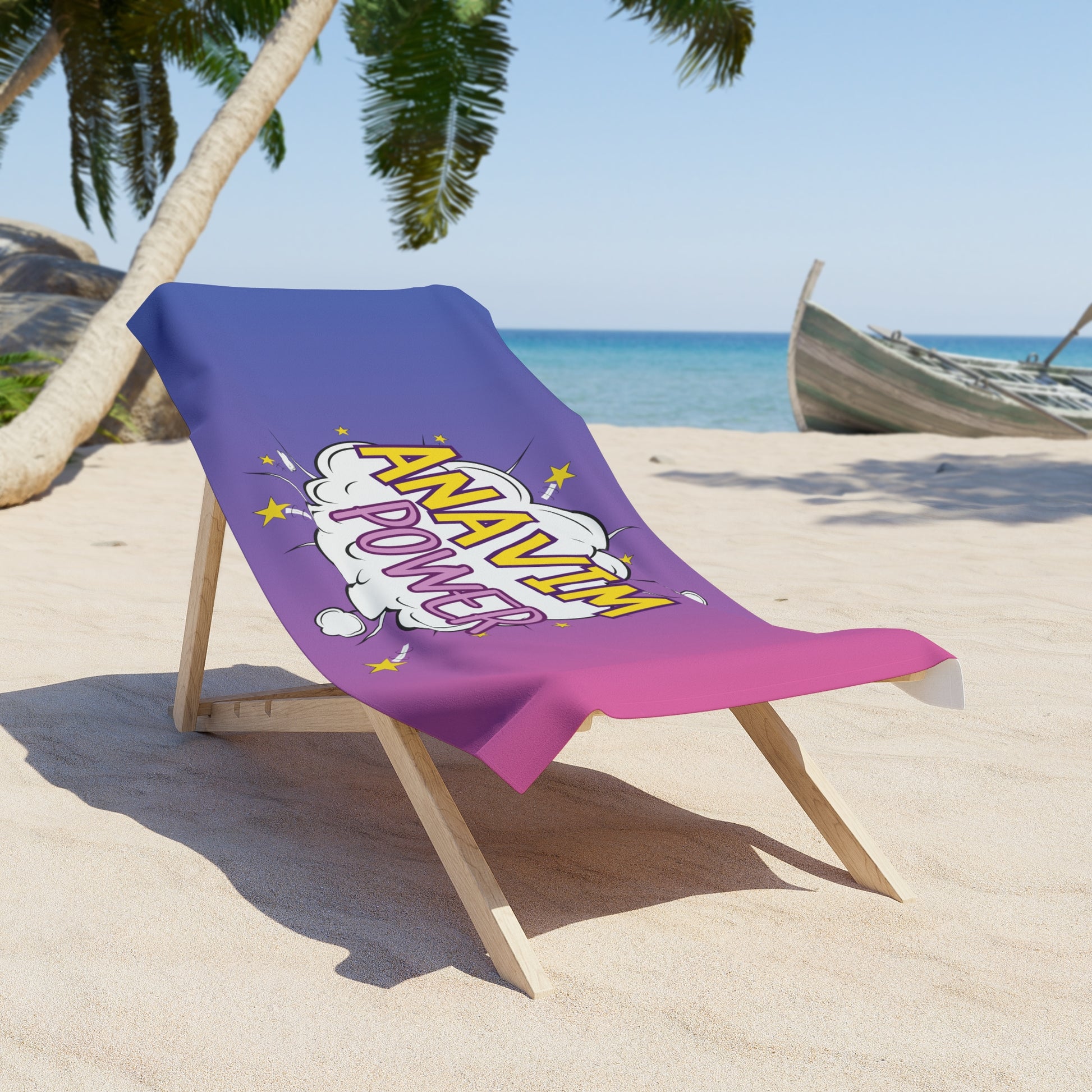 Anavim Power Beach Towel