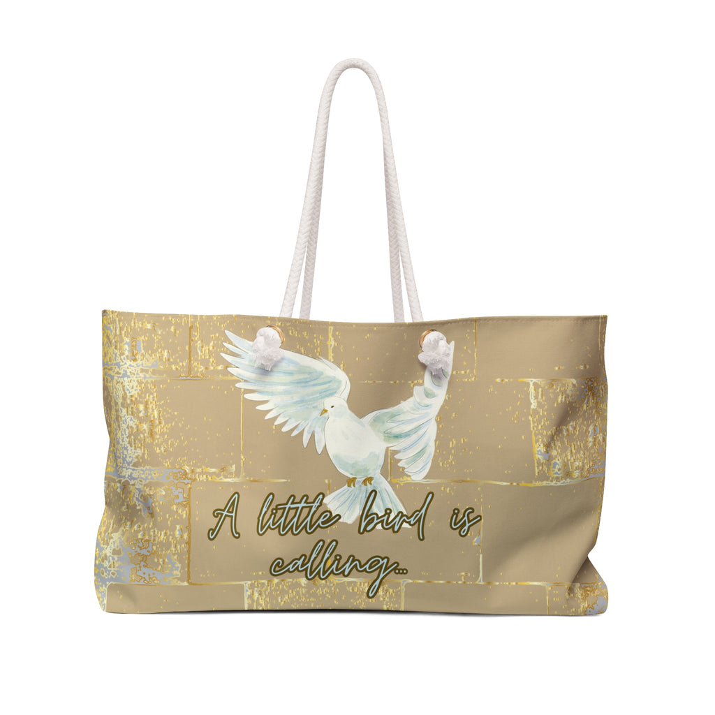 A little bird is calling Weekender Bag