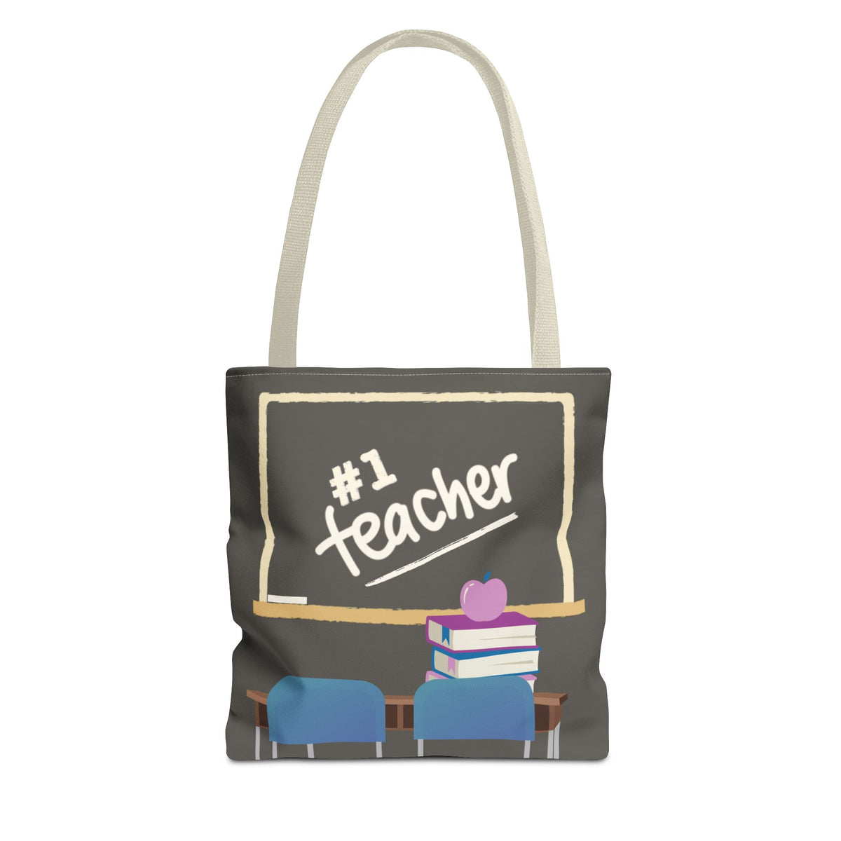 #1 Teacher Tote Bag