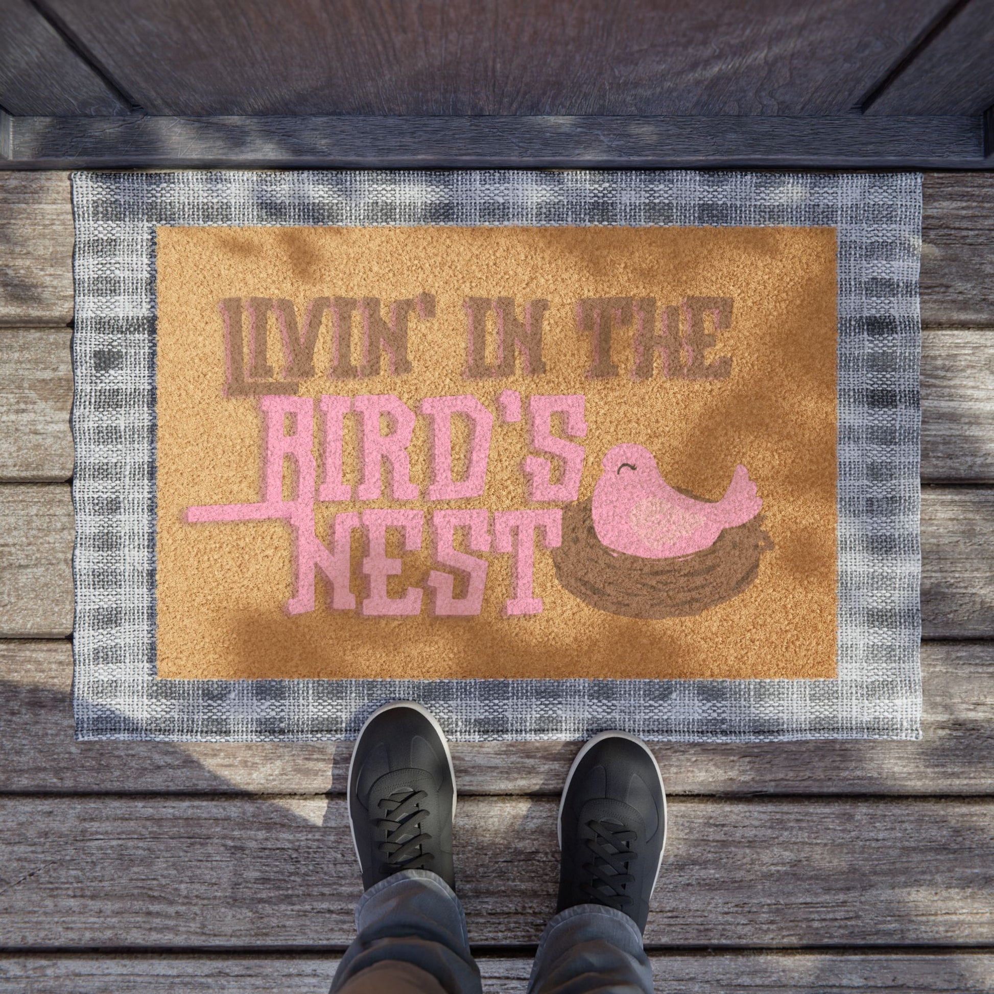 Livin in the Birds Nest Doormat